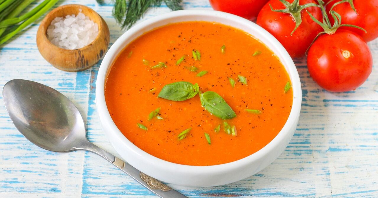 доматено пюре супа на любимата диета
